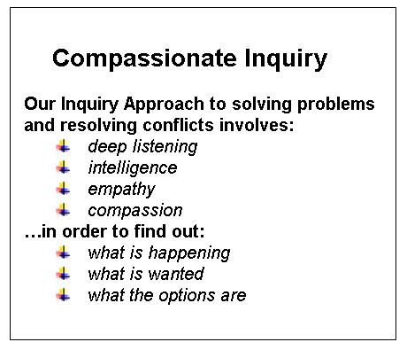 Compassionate Inquiry Text Box