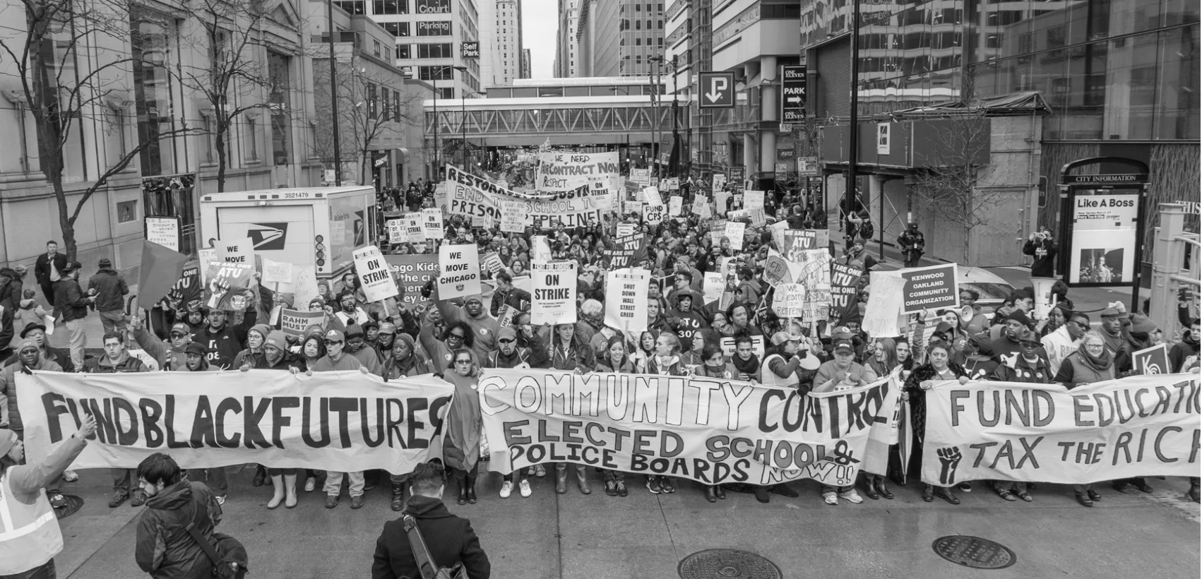 Demonstration in Chicago.
