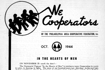 Philadelphia Area Cooperativ e Federation newsletter, 1944.