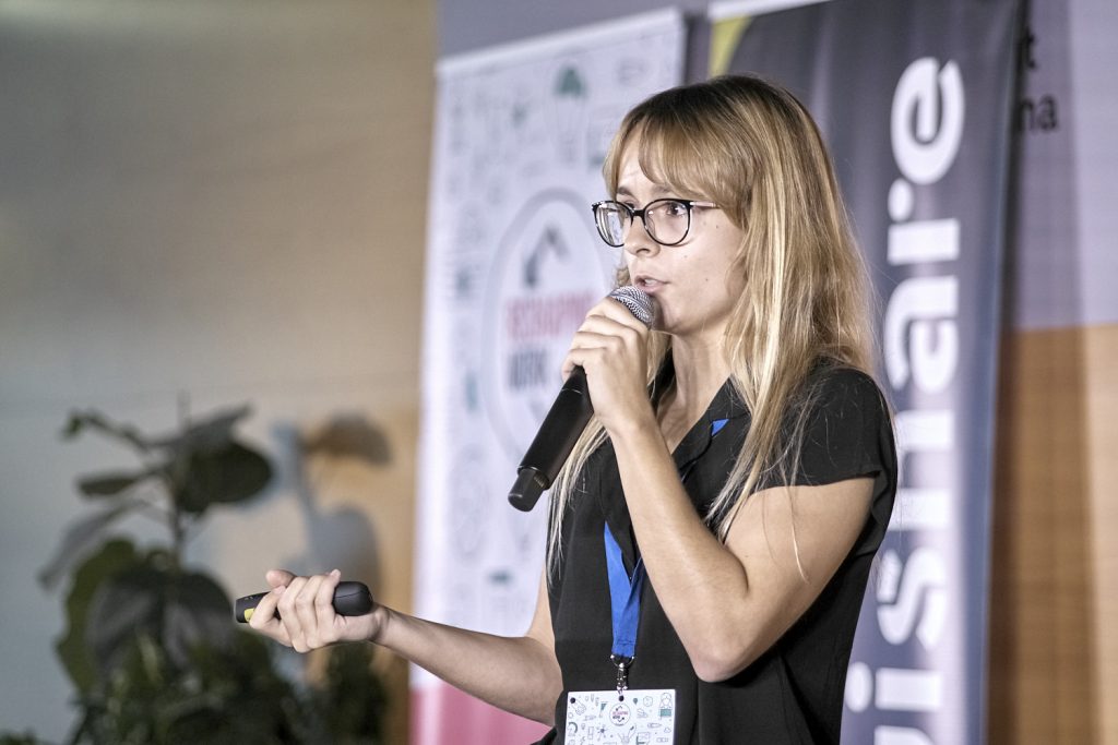 Melis Renau at Reshaping Work Barcelona