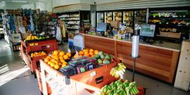 Mandela Grocery interior.
